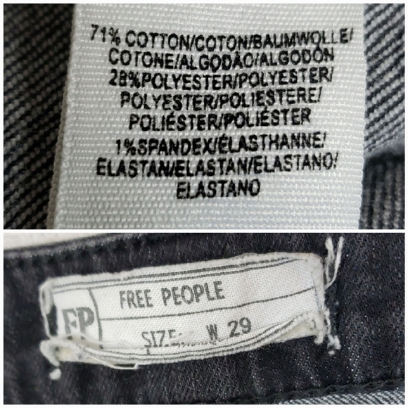 Free People Black Bandana Flares - Picture 4 of 5